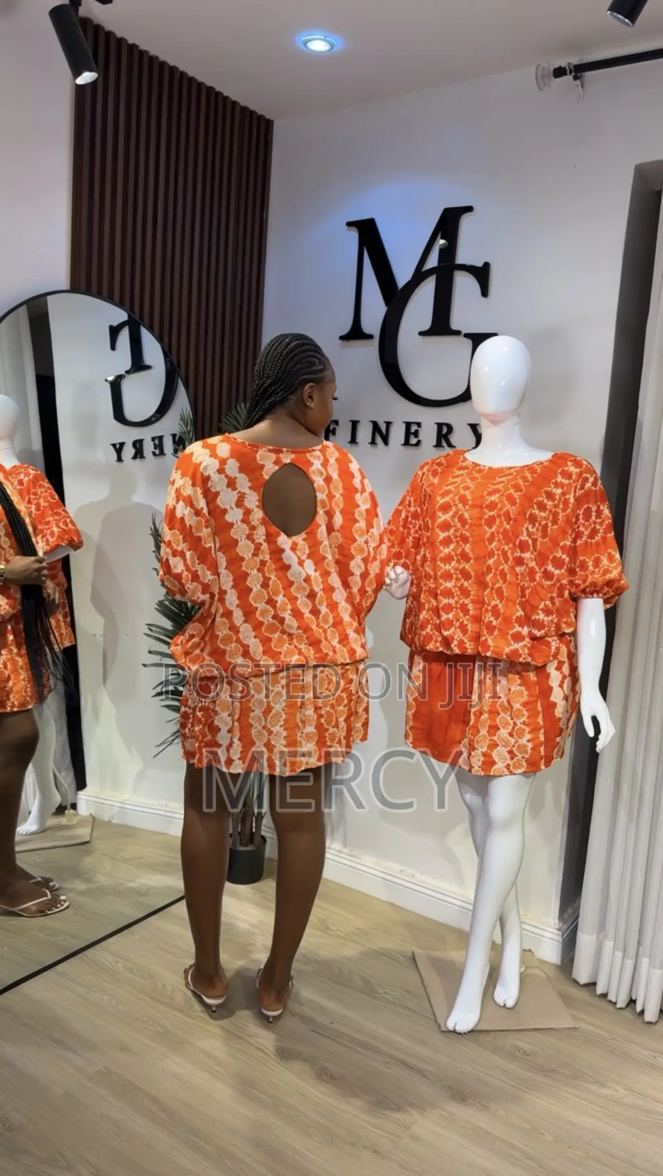 Adire Bubble Gown