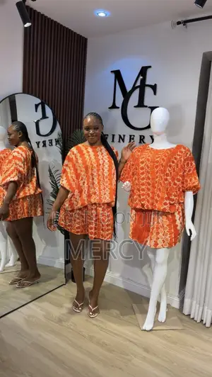 Adire Bubble Gown
