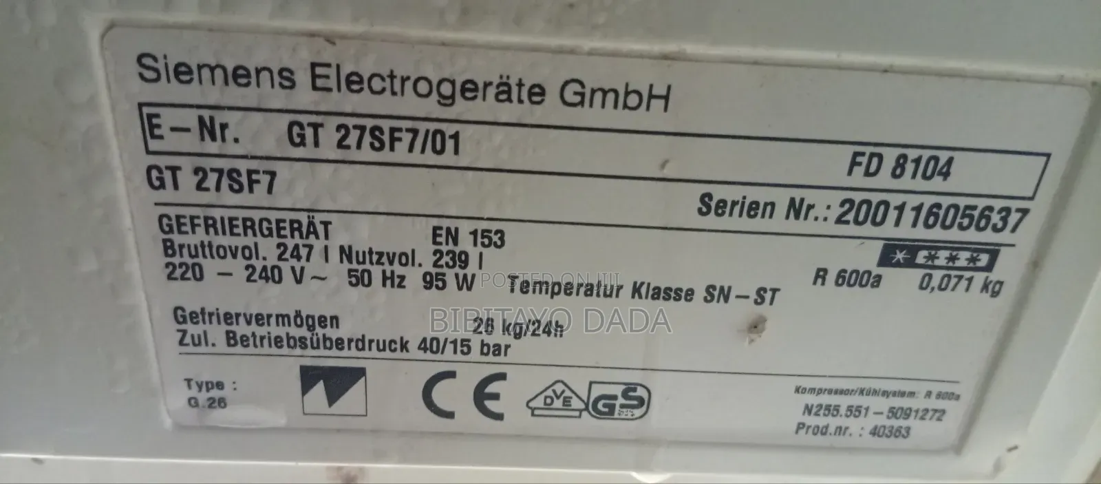 Deep Freezer