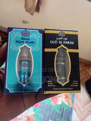 6ML Attar Roll-on Perfume Oils - Misk Rijal Oudh OR Oud Al Haram*