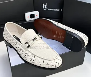 Moreschi White Leather Shoe