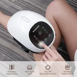 Wireless Knee Massager With Heat, Vibration and Red Light Therapy.
