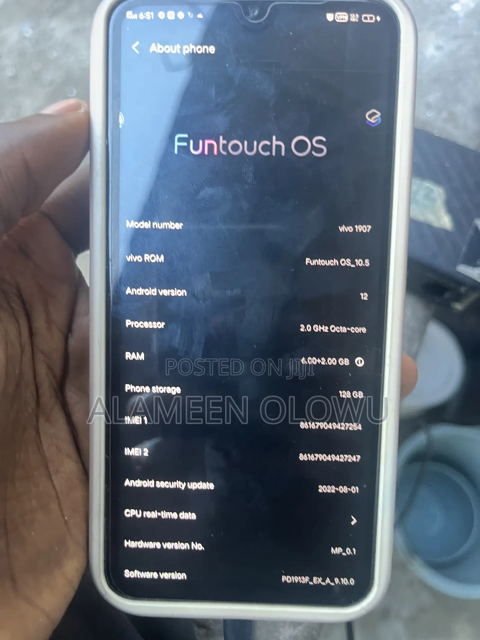 Vivo S1 128 GB Blue