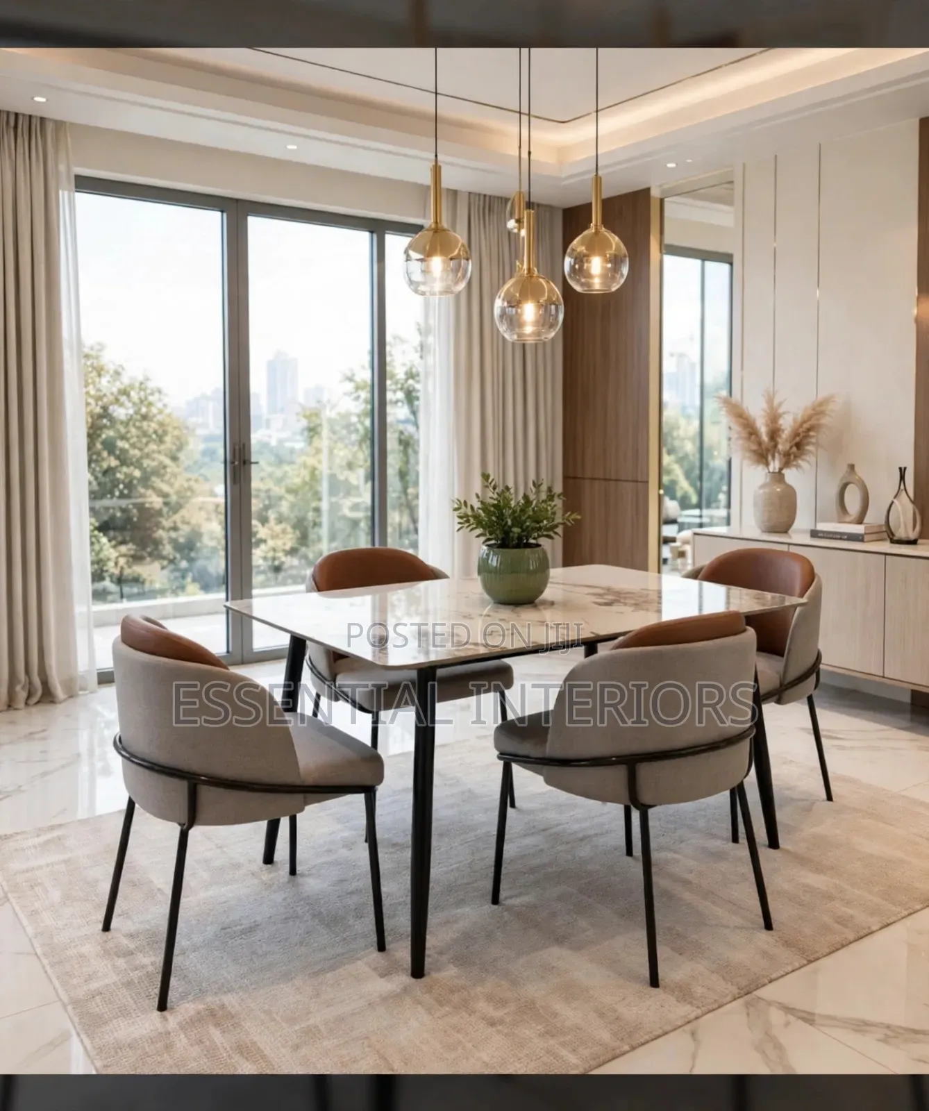 Luxury 4 Seater Dining Set