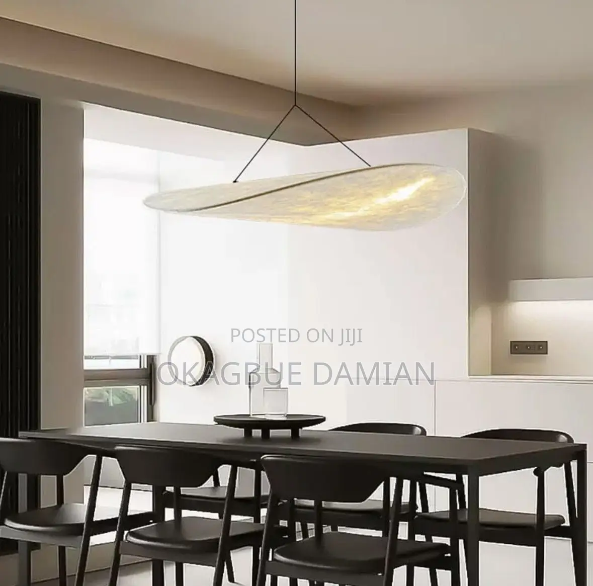 Silk Curved Diffuser LED Pendant Light