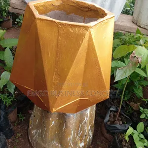Flower Pot Hexagon Shape