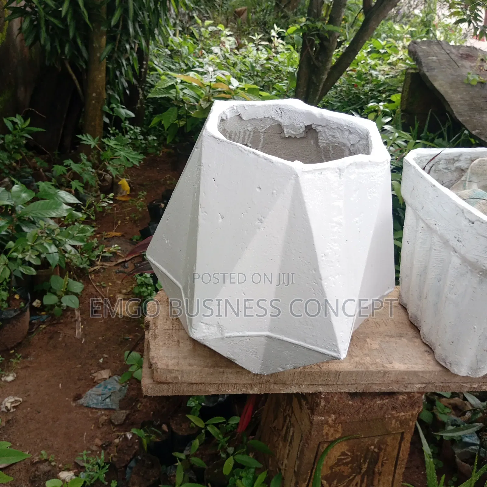 Flower Pot Hexagon Shape