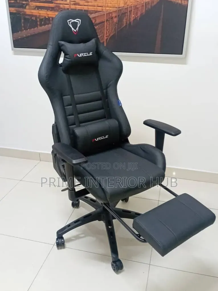 Furgle PU Leather Office/Gaming Chair With Lumbar Support