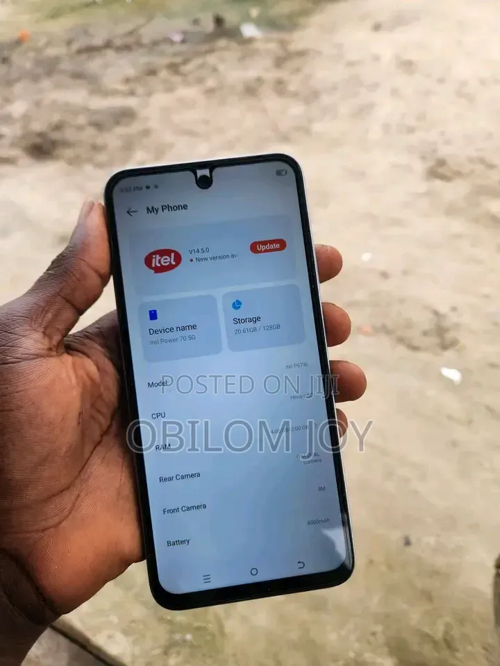 Itel Power 70 128 GB Black