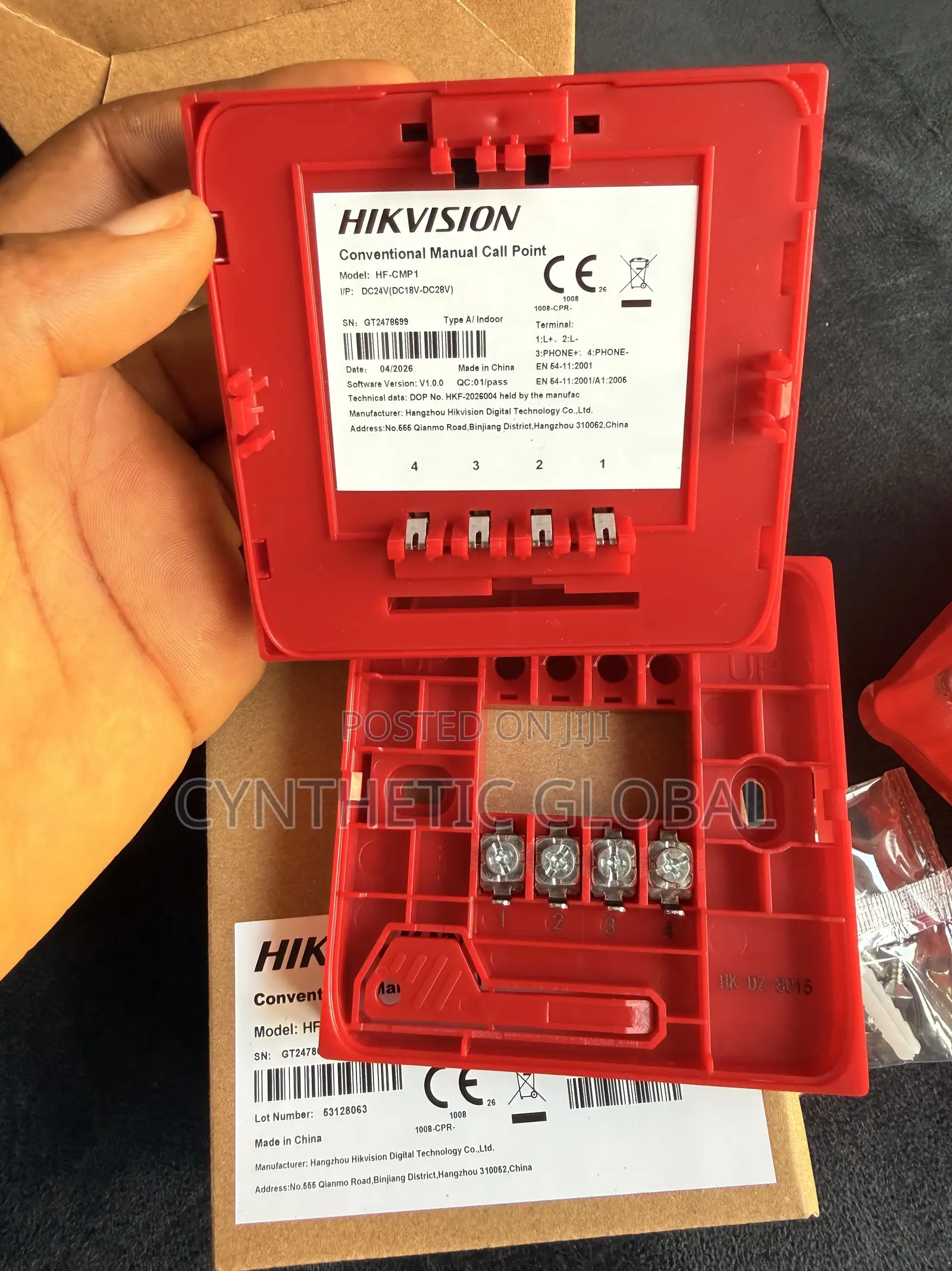 Hikvision Conventional Manual Call Point(model:hf-Cmp1)