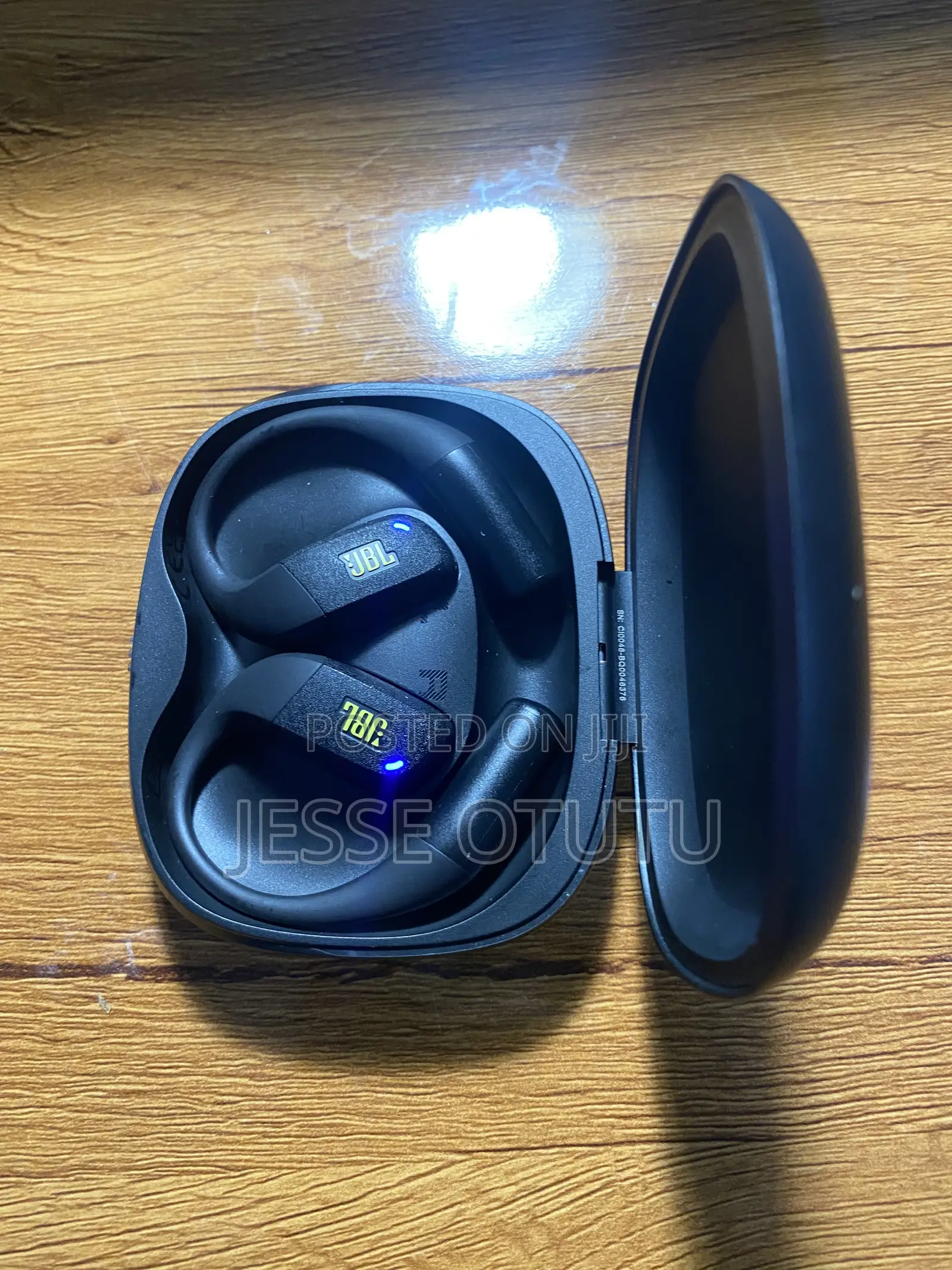 Original JBL Endurance Zone Open-Ear Wireless Earbuds – Black/Lime