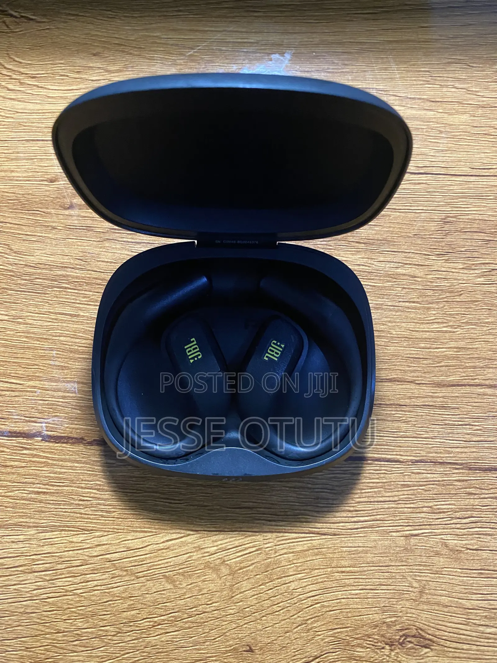 Original JBL Endurance Zone Open-Ear Wireless Earbuds – Black/Lime