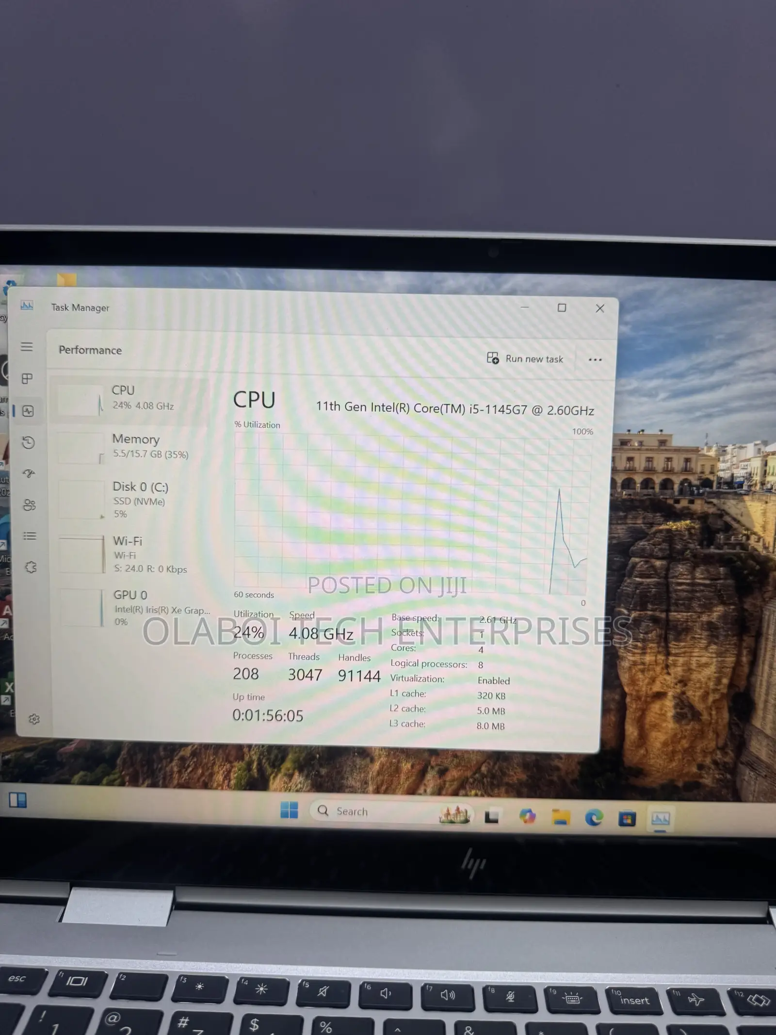 Laptop HP EliteBook 830 G8 16GB Intel Core i5 SSD 256GB