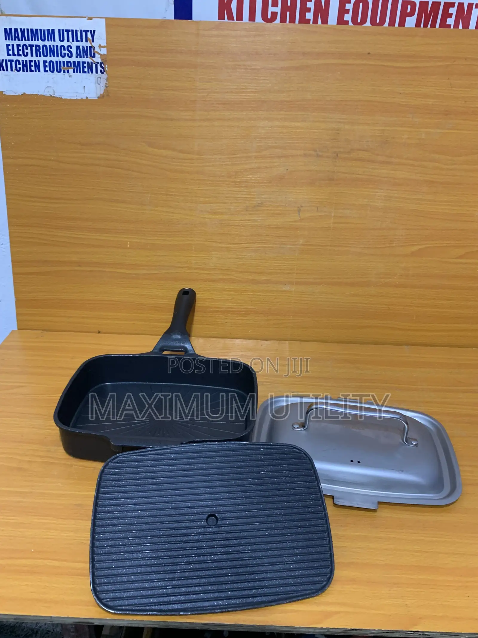 Non Stick Coated Cook and Grill Pan