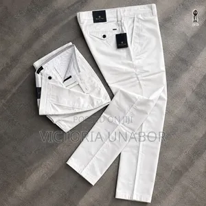 Luxury Quality Chinos Straight Cut Trousers