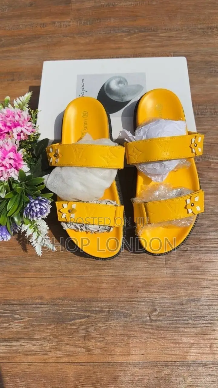 Luxury Fully Boxed Louis Vuitton Pam Slippers