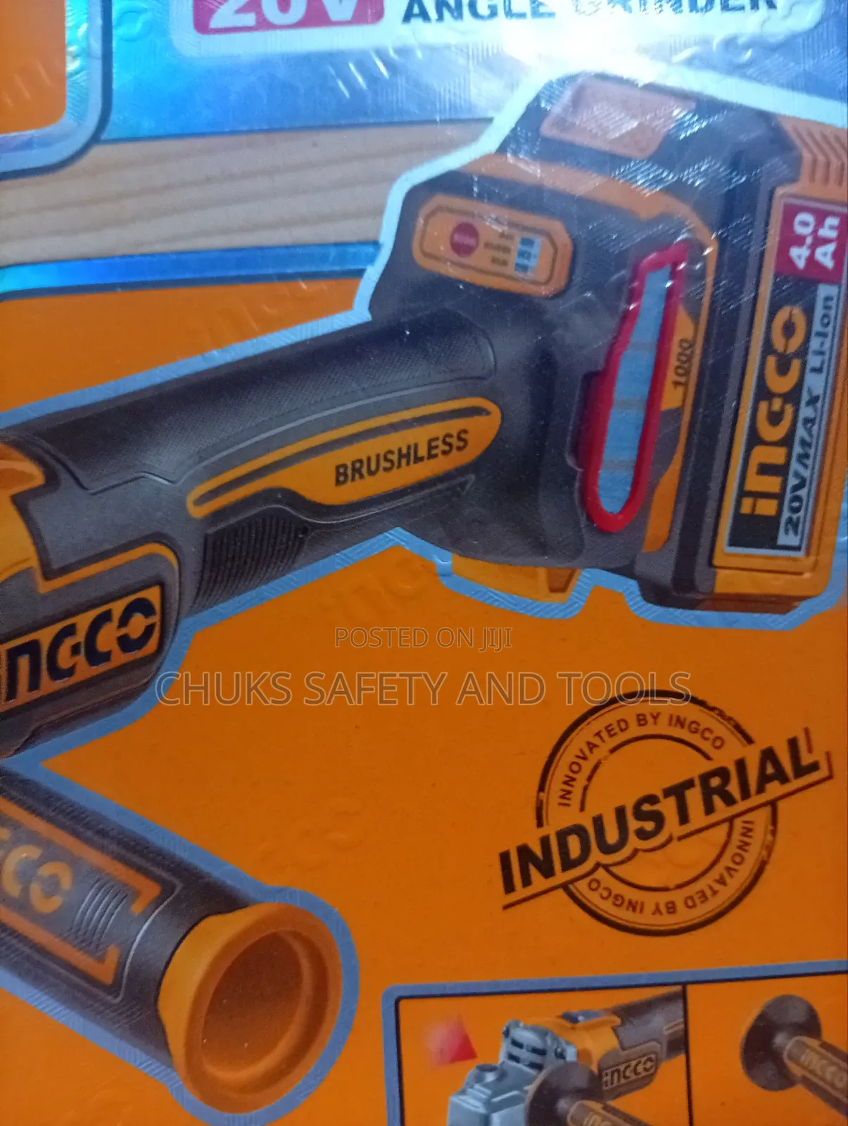 Battery Angle Grinder (Ingco Brand )