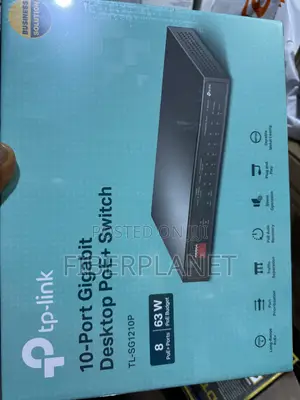 Tplink 10pot Gigabit Poe Switch TL-SG1210p