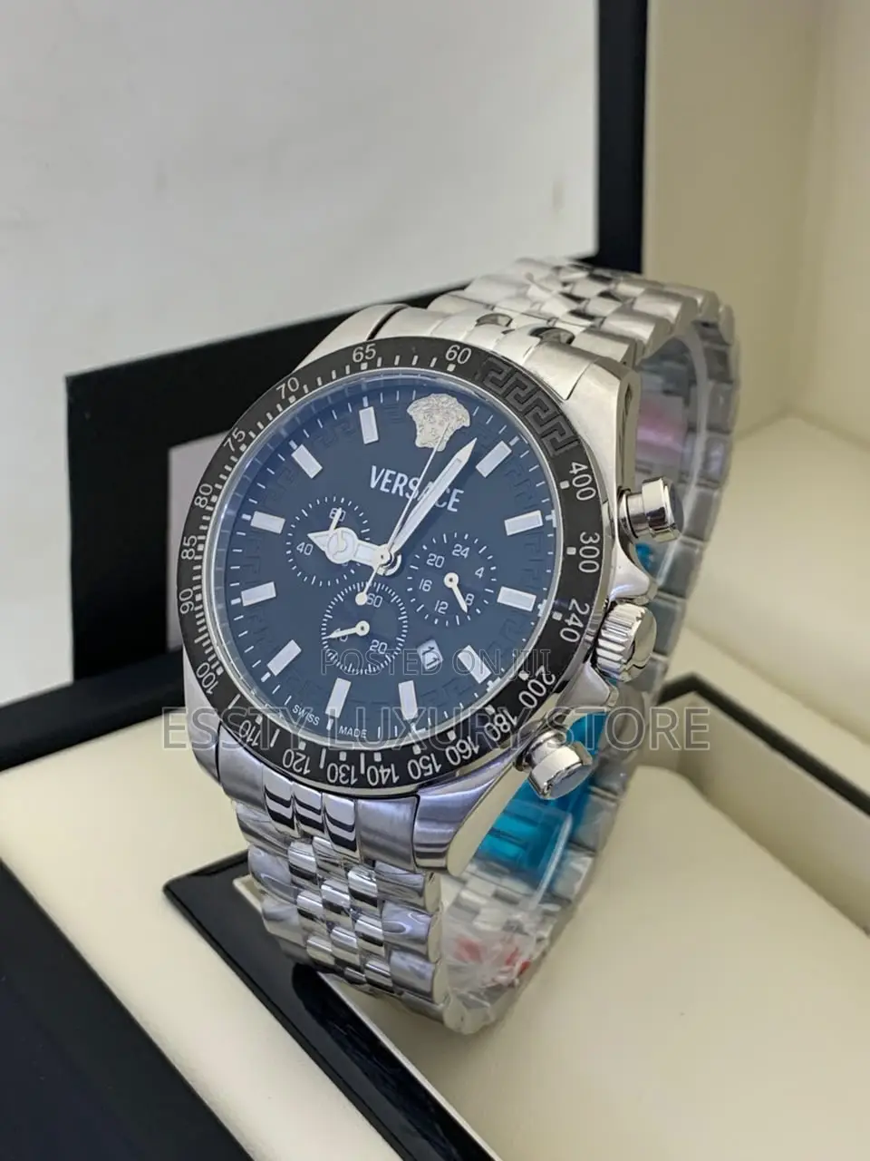 Automatic Quality Luxury Versace Men Wristwatch