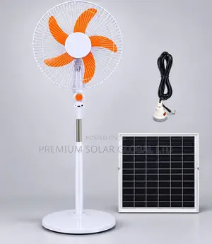 Holy Grace Solar Standing Fan