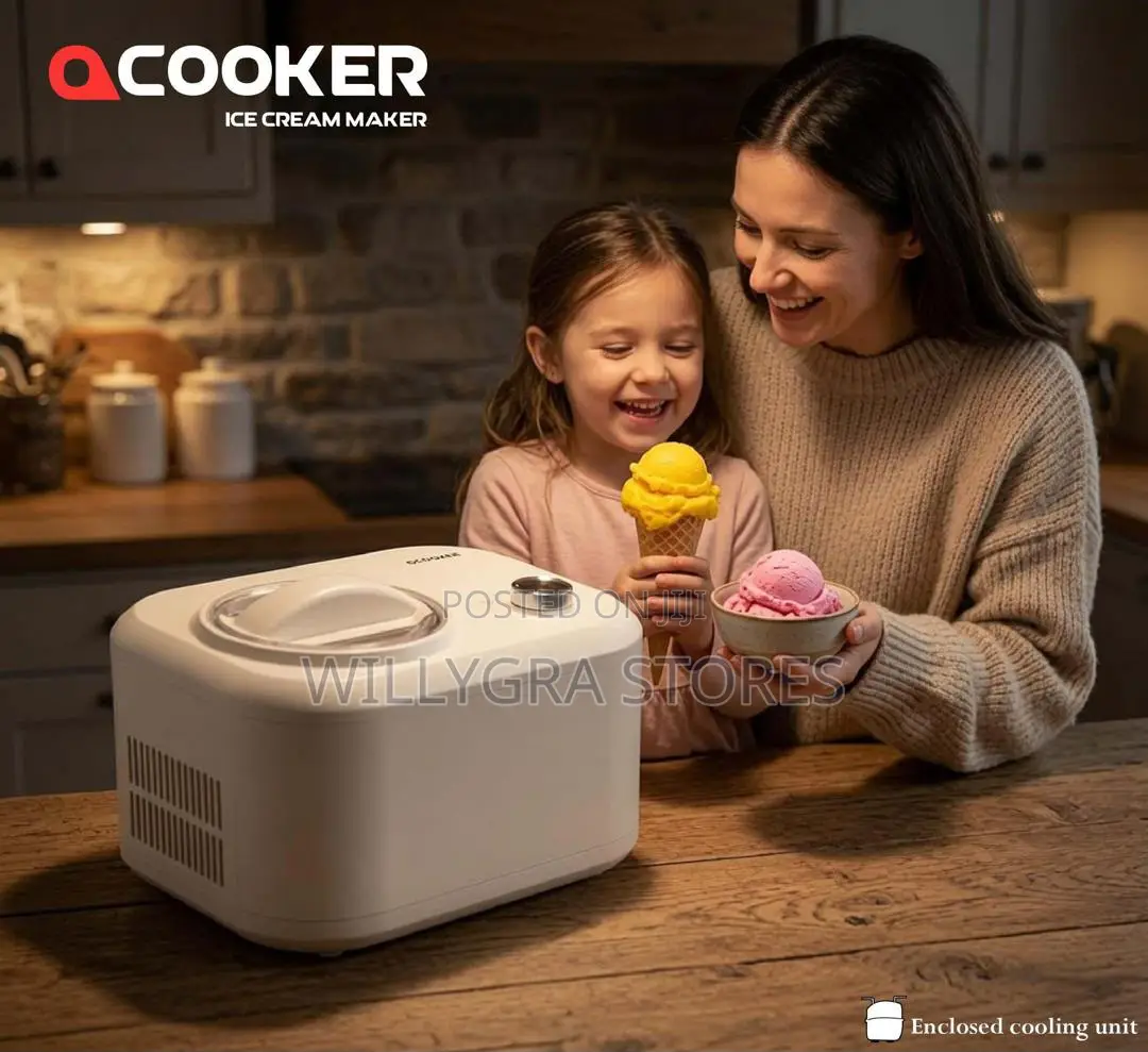 O.COOKER Ice Cream Maker With Compressor