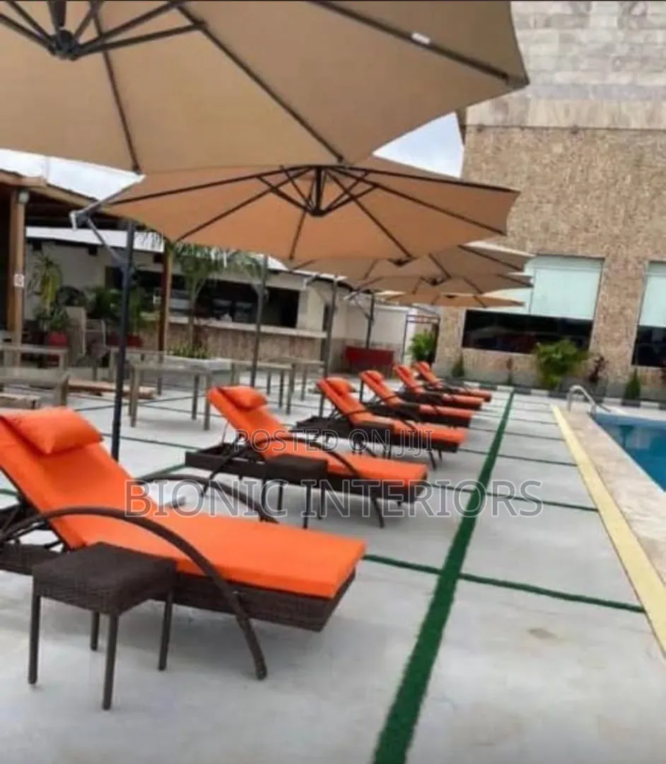 Pool Bed With Side Stool