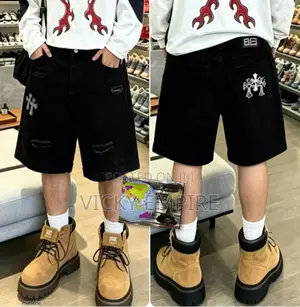 *High Quality Luxury Baggy Jeans Short
