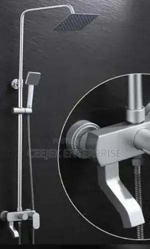Original White Shower Mixer Set