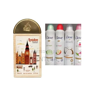London the City of Contrast Perfume and Dove Body Spray