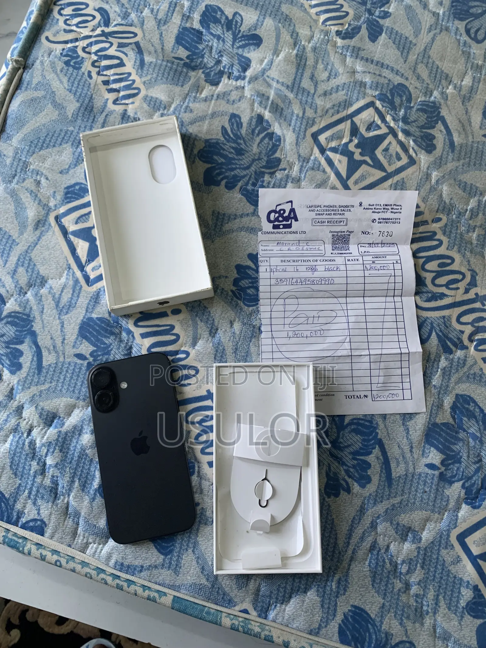 Apple iPhone 16 128 GB Black