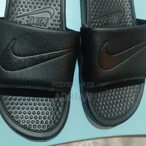 Black Nike Slides