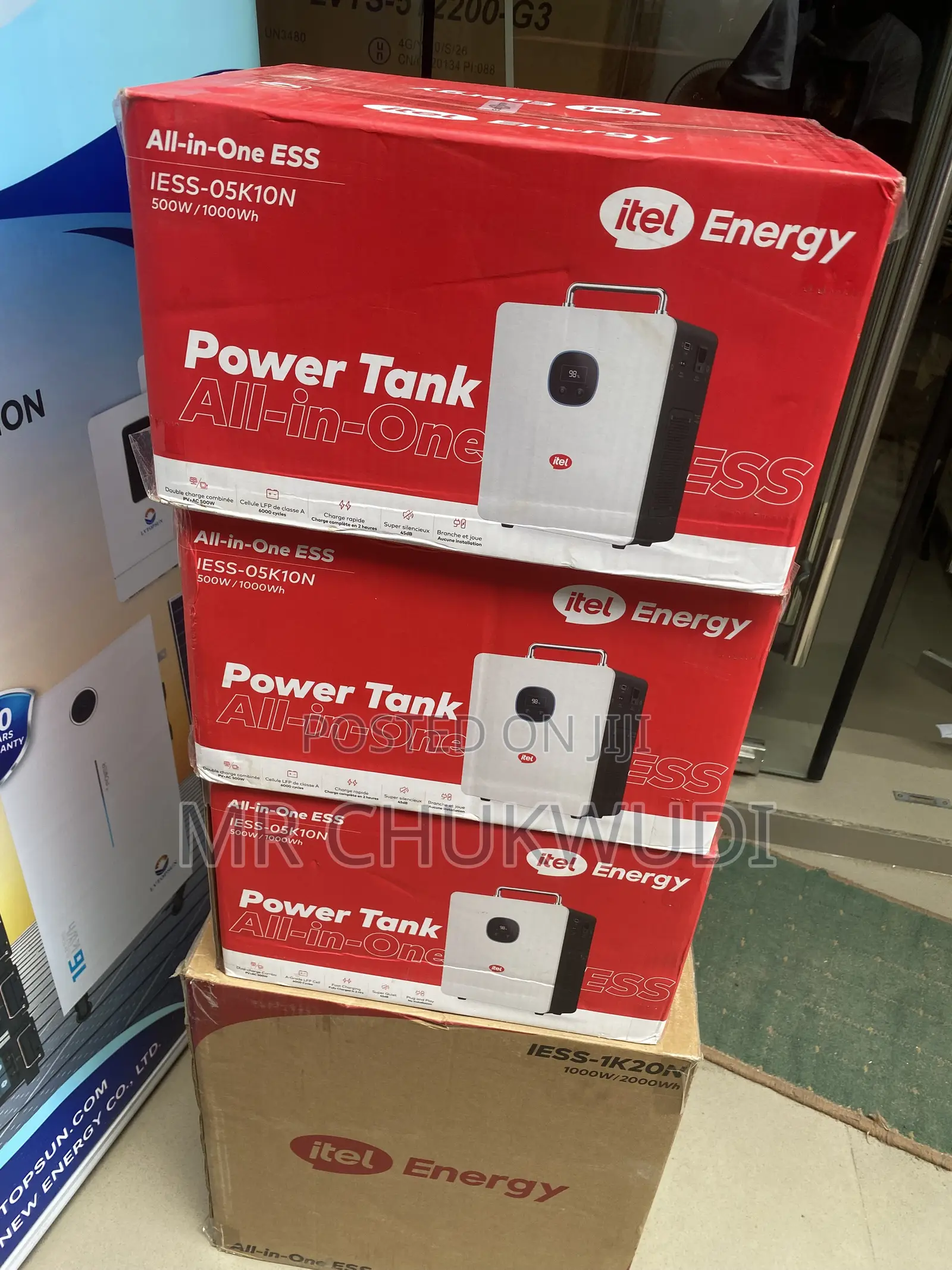 500w 1kwh Itel Solar Power Tank Is Available