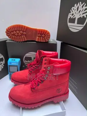 TimberLand All Red LUXURY GRADE BOOT