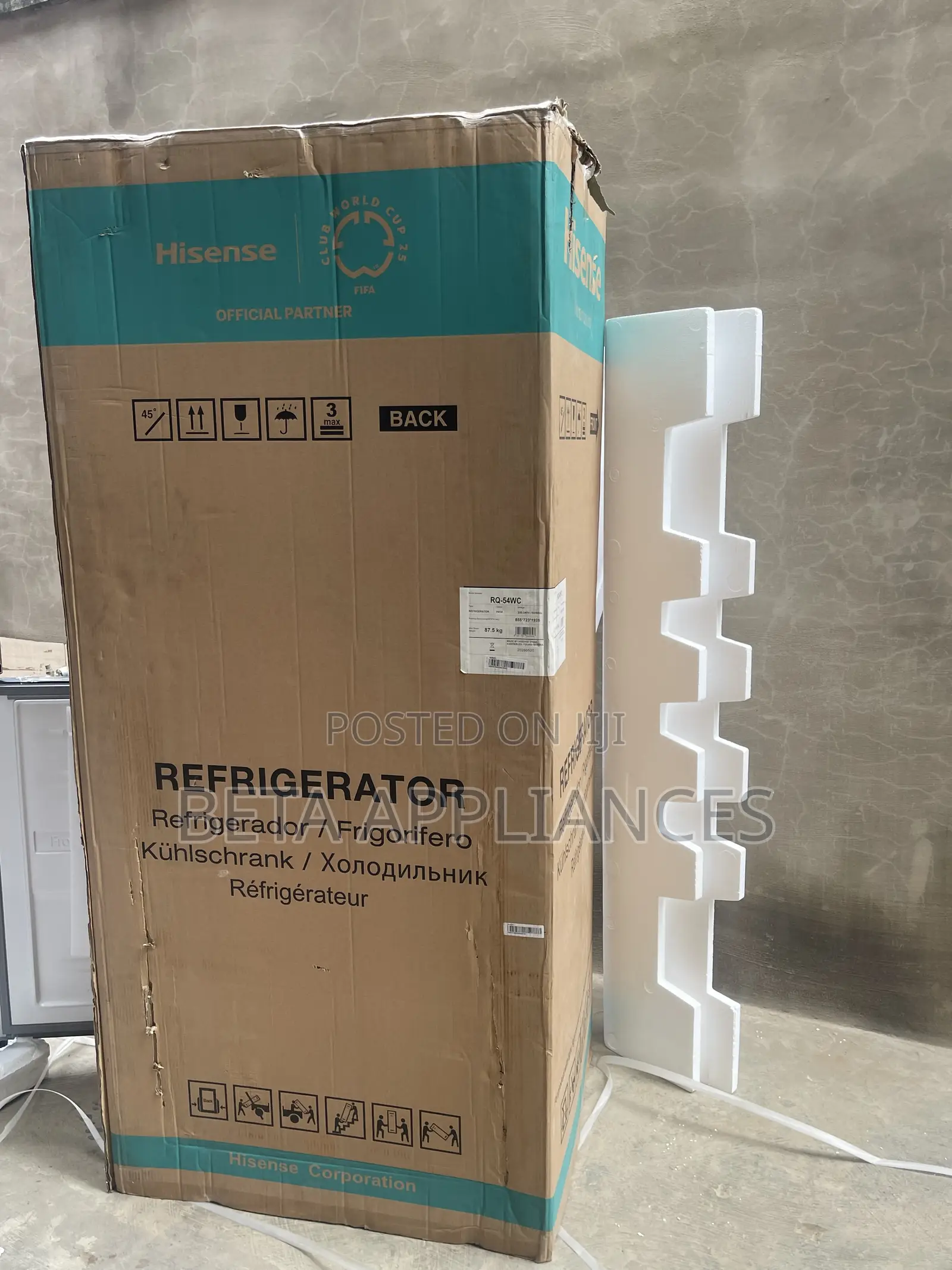 Hisense Spacious 4-Door Refrigerator for Family Use
