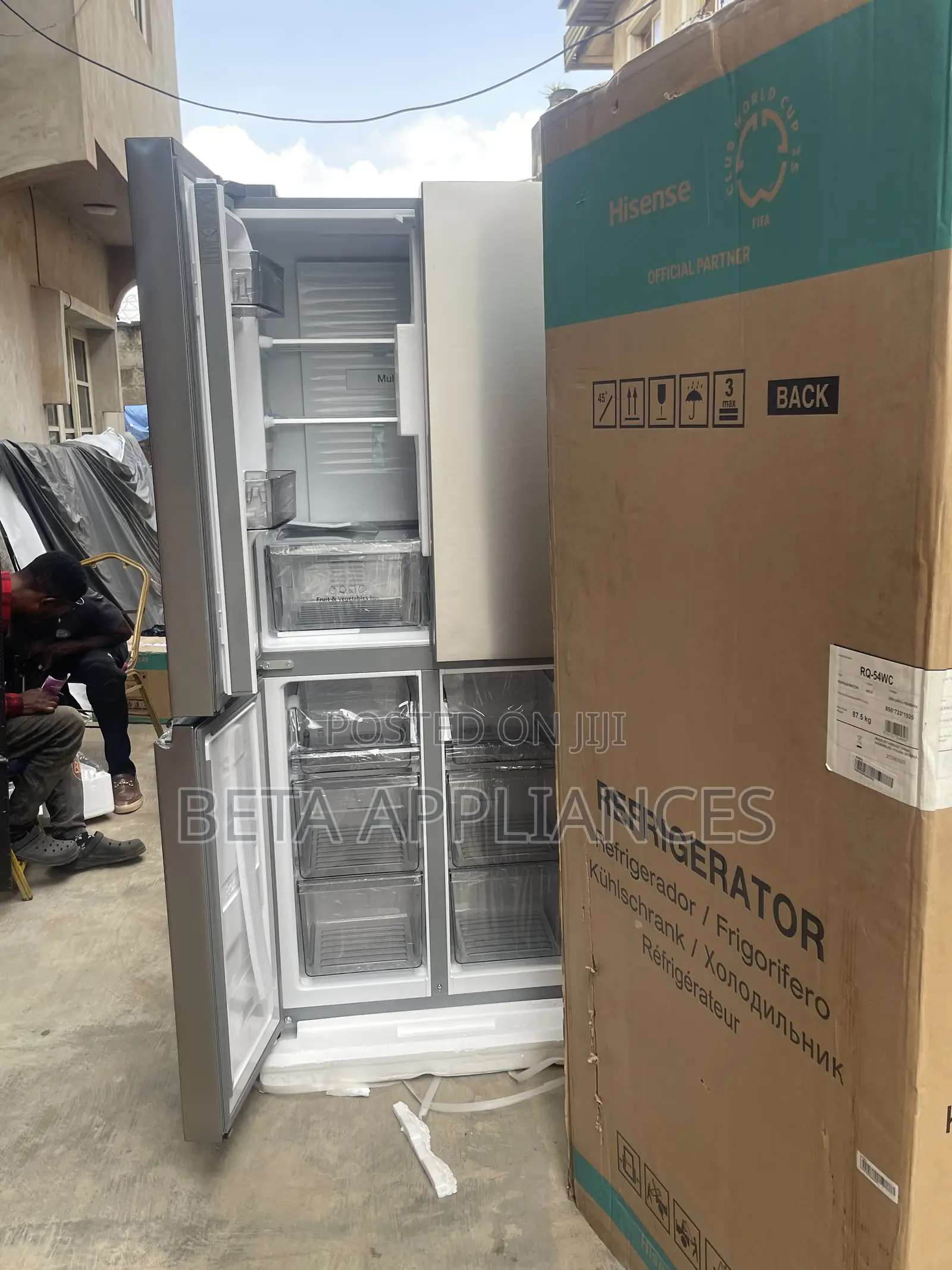 Hisense Elegant Four-Door Refrigerator With Large Storage