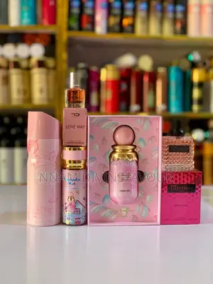 Marshmello Blush Perfume Combo, 4in1 Pink Gift Set for Ladies