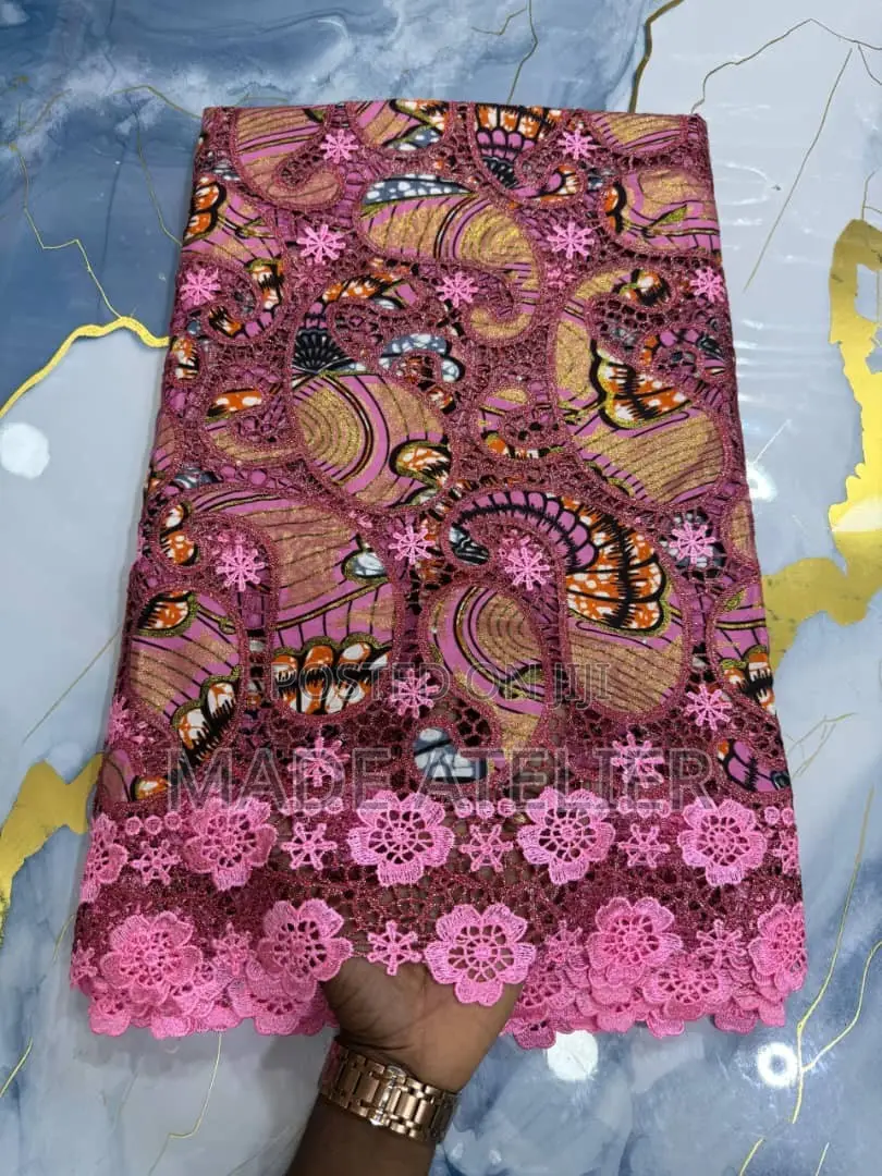 Ankara Cord Lace