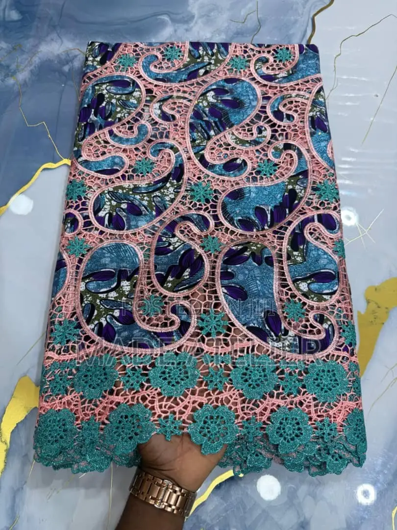 Ankara Cord Lace