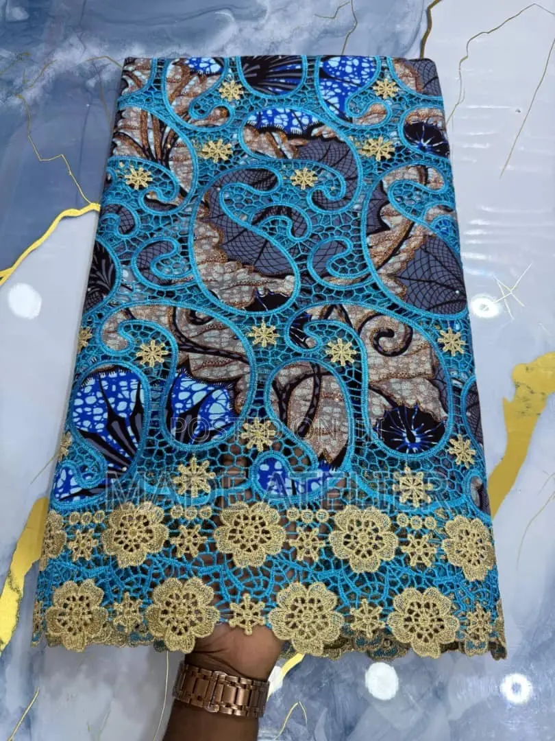 Ankara Cord Lace