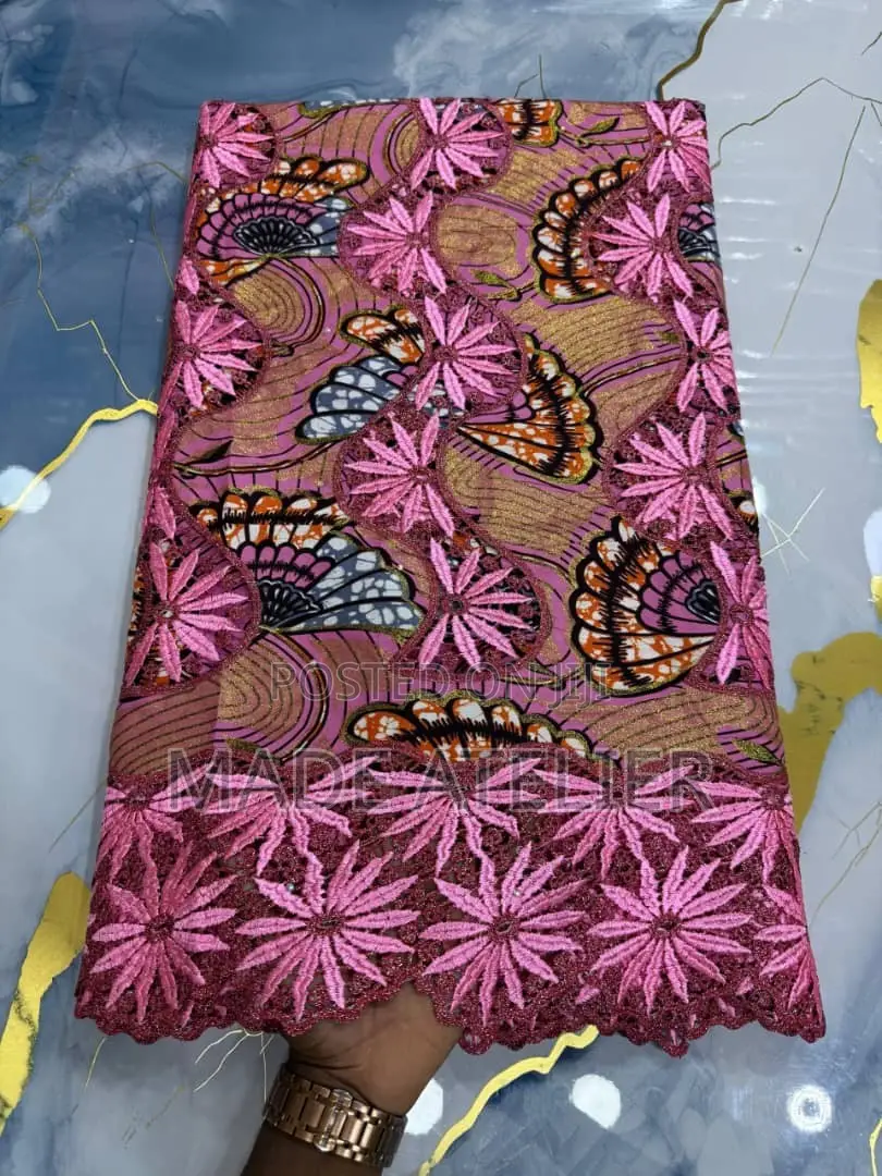 Ankara Cord Lace