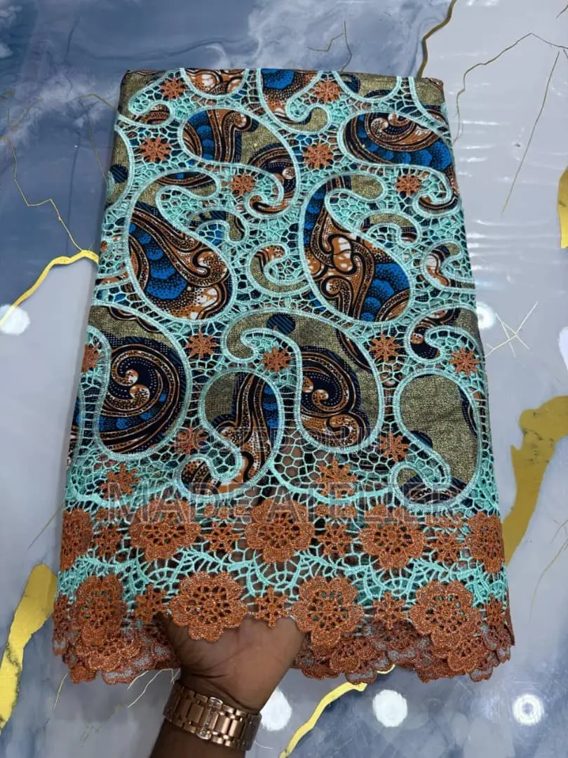 Ankara Cord Lace