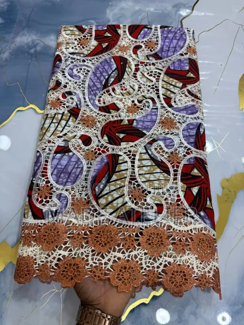 Ankara Cord Lace