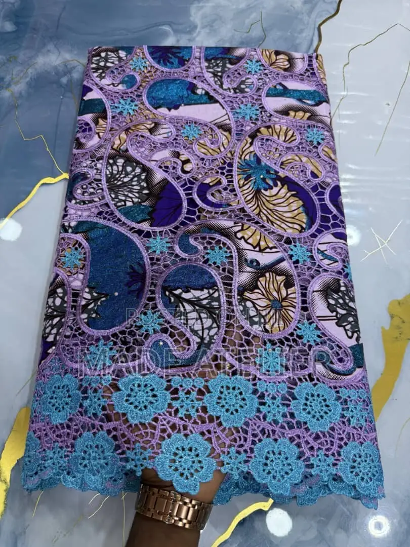 Ankara Cord Lace