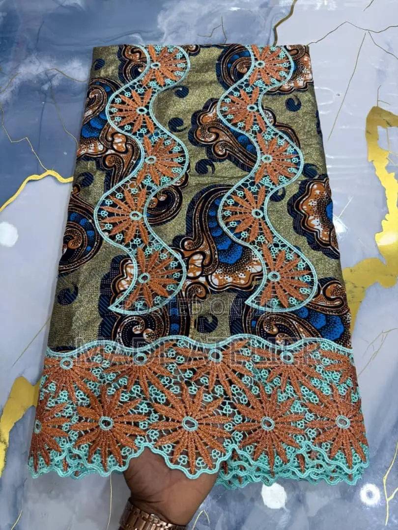Ankara Cord Lace