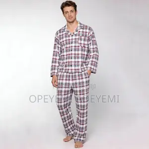 Plaid Design Christmas Pyjamas