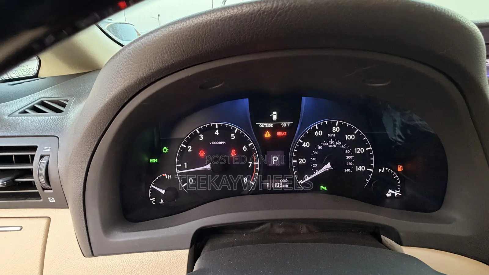 Lexus RX 350 AWD 2015 Gray
