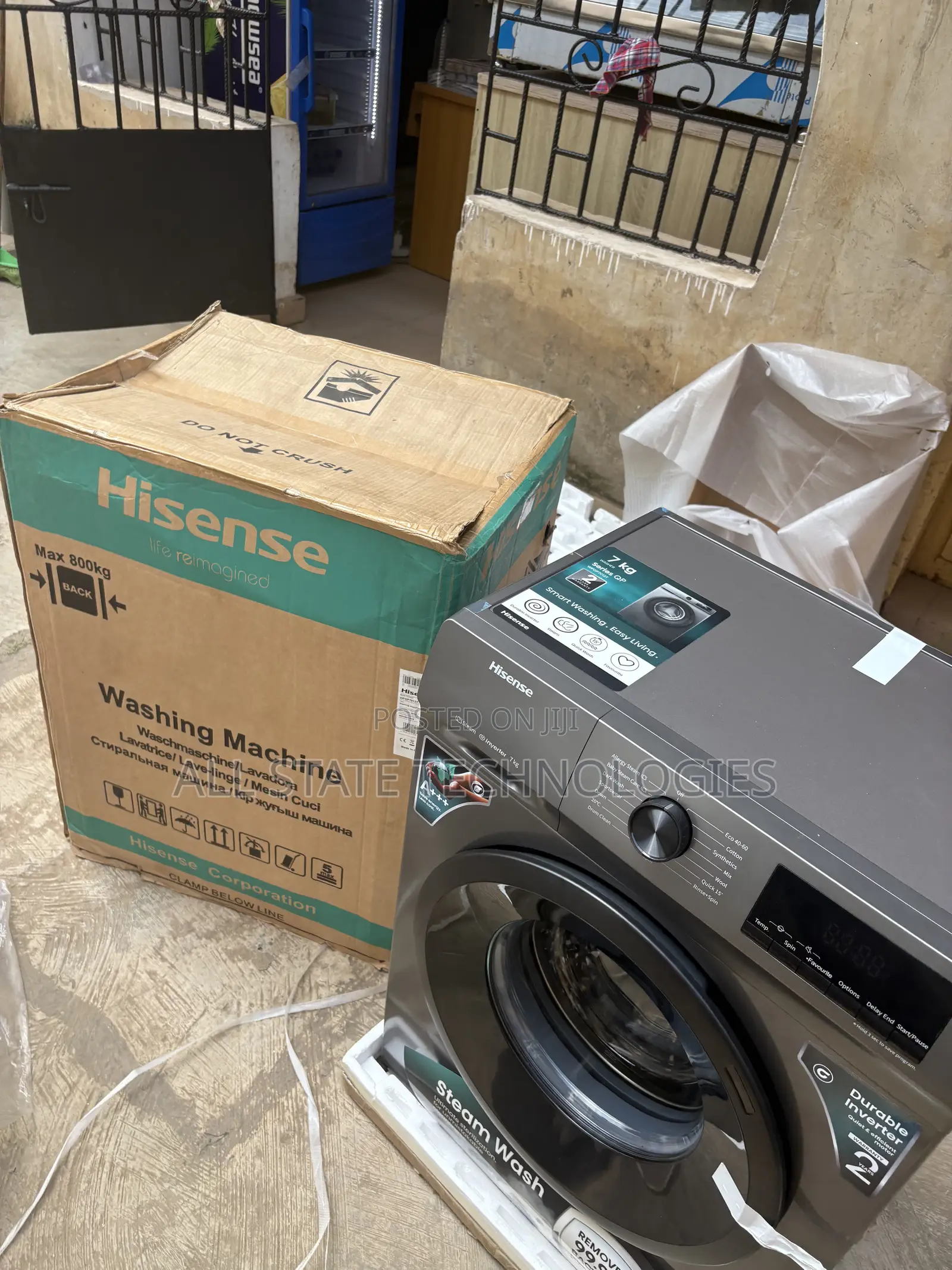 Hisense 7KG Front Loading Laundry Appliance