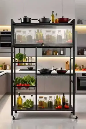 Multifunctional Storage Rack With Cover