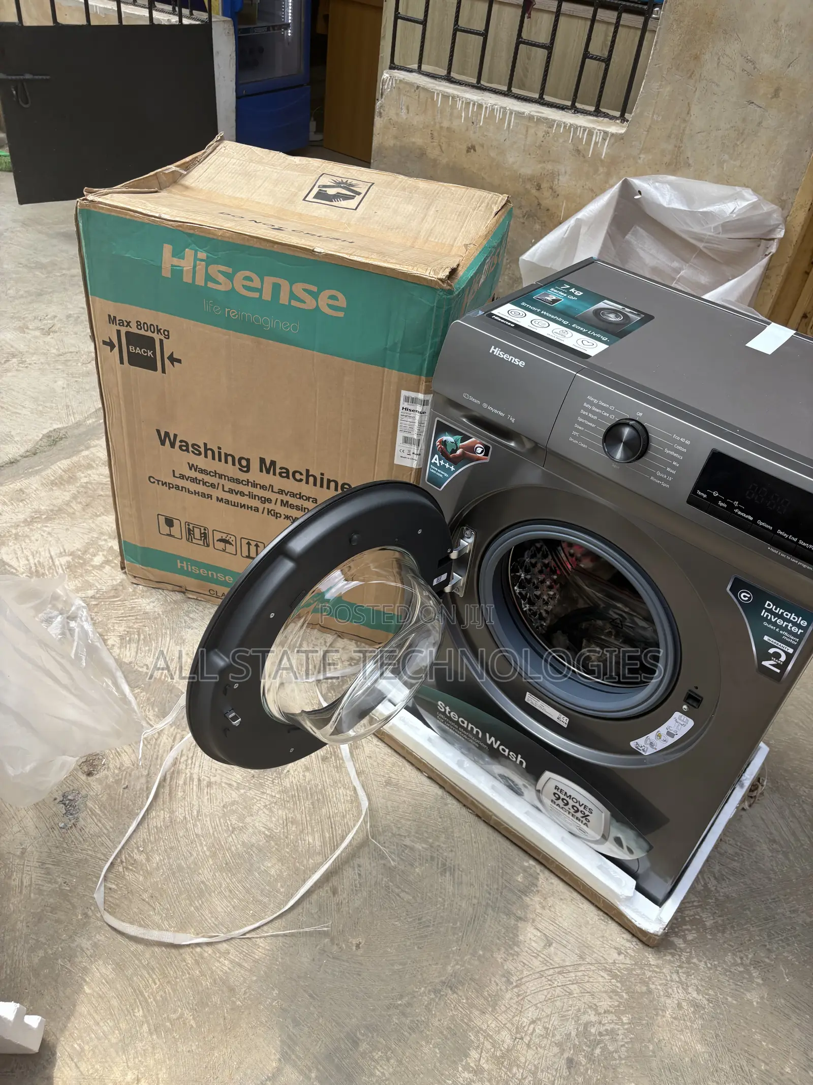 Hisense Front Loader Washing Machine Model WFQP7012T