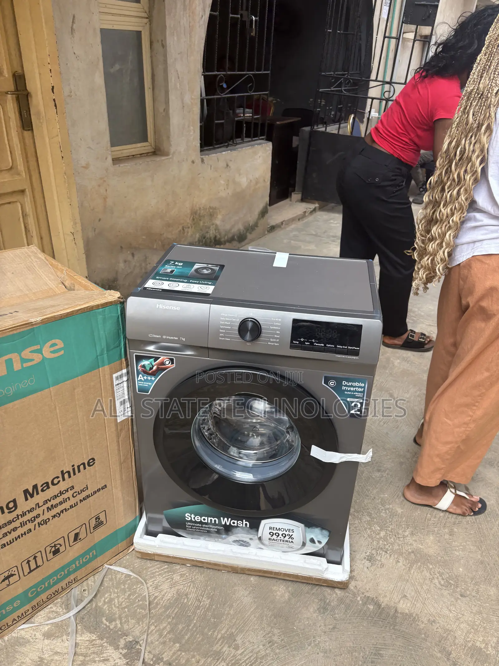 Hisense Front Loader Washing Machine Model WFQP7012T